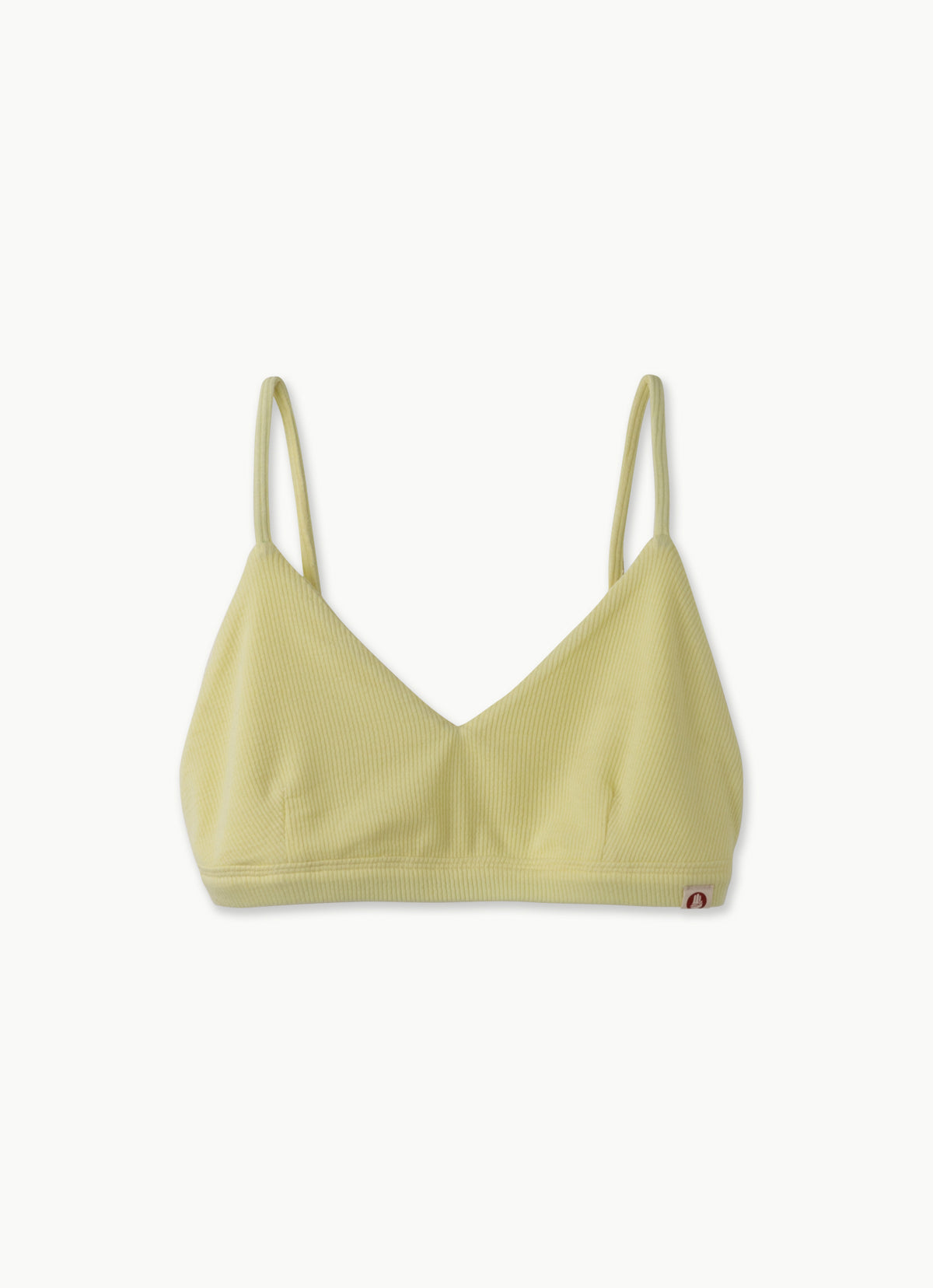 One-tone rib bra top_Lemonade