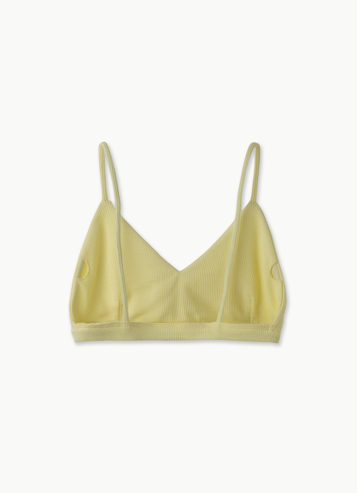 One-tone rib bra top_Lemonade