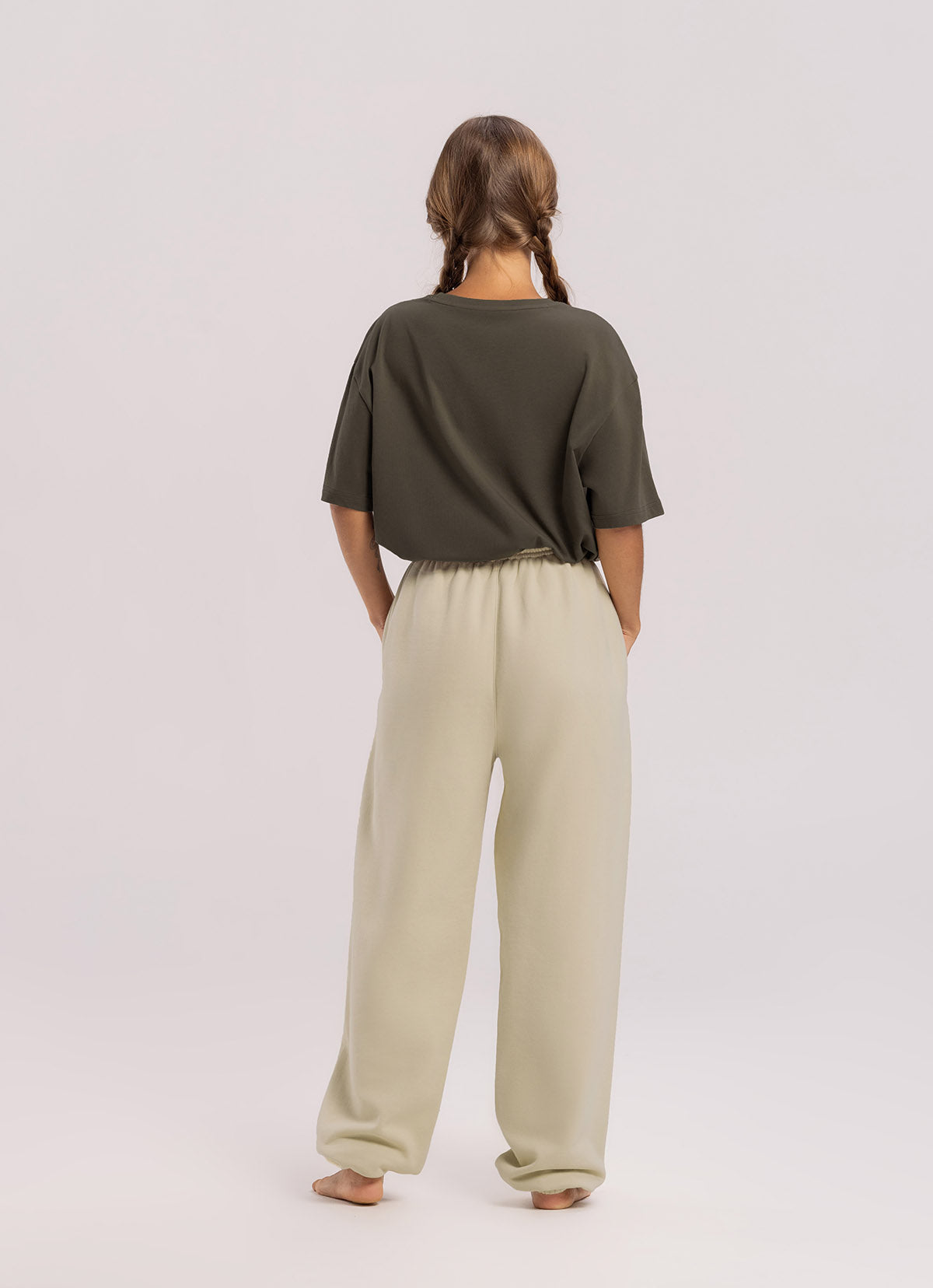 Olah long pants (Unisex)_Yellow Beige