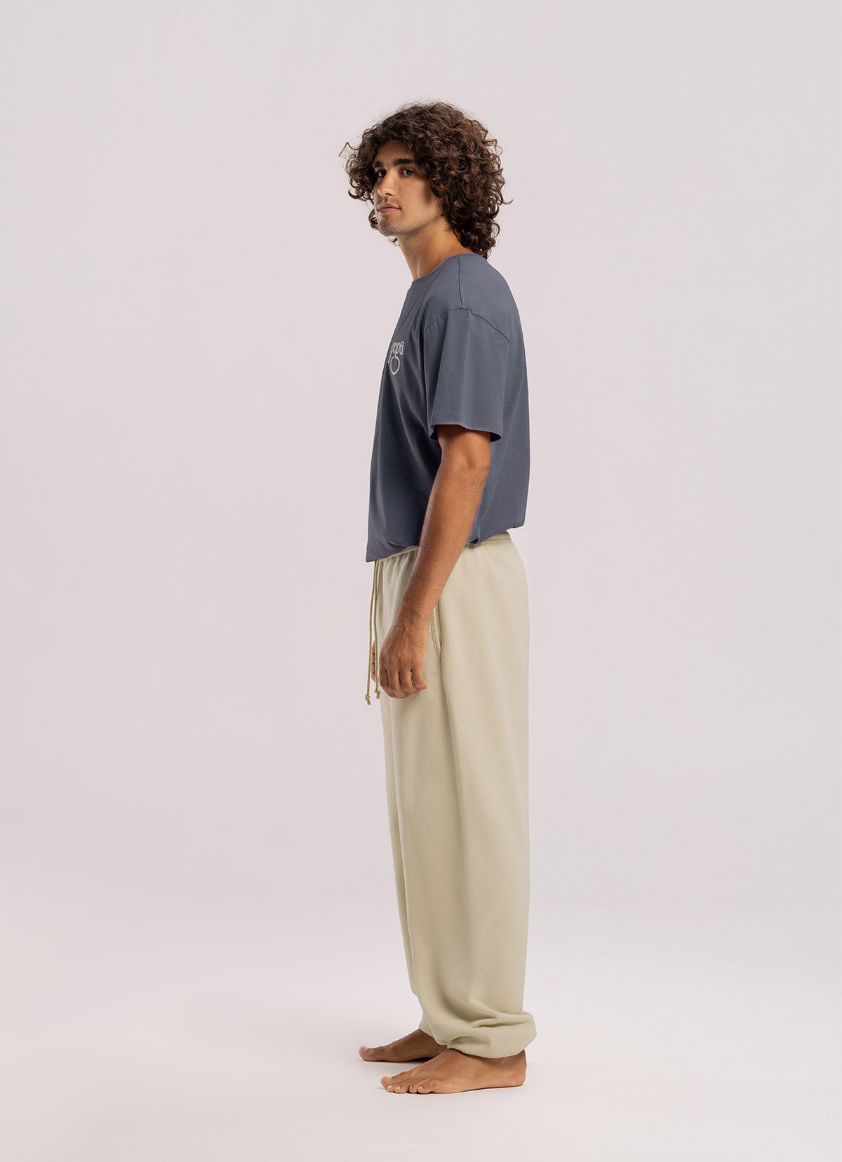 Olah long pants (Unisex)_Yellow Beige