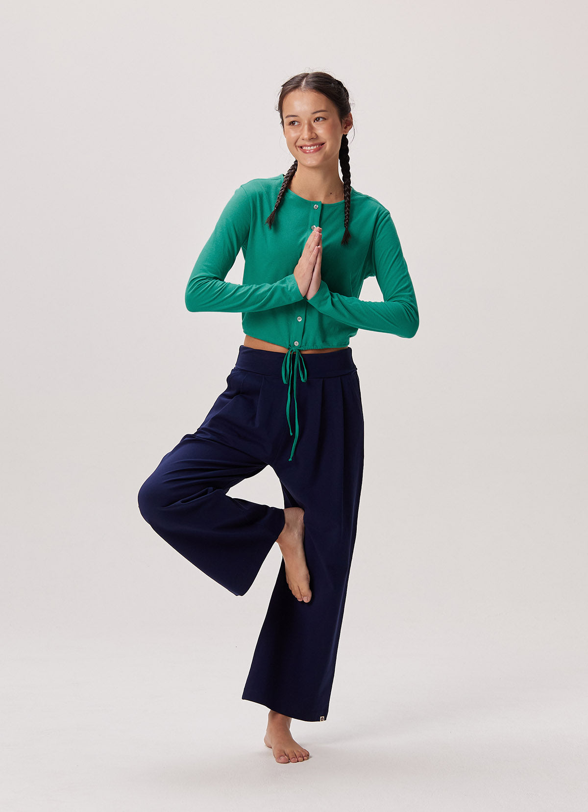 Tied cardigan_Viridis