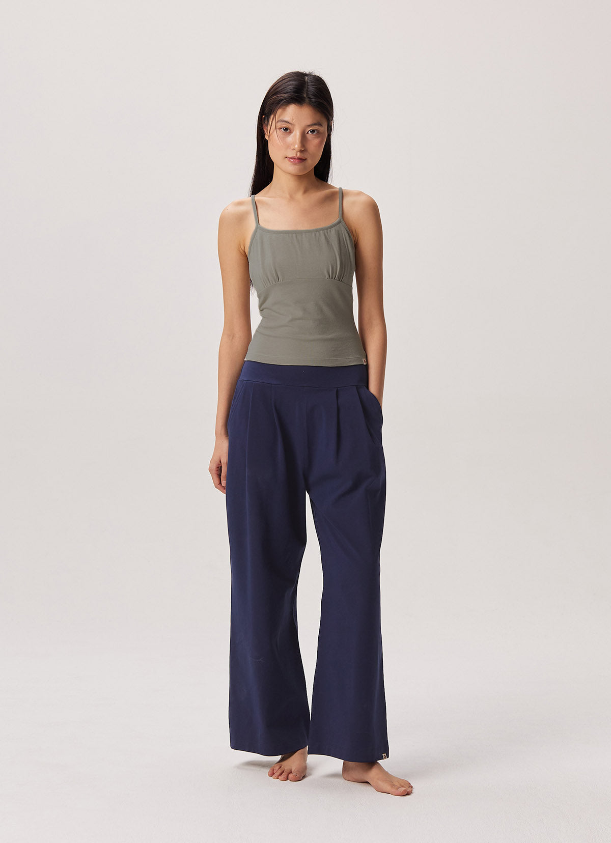 Fortune straight pants_Maritime Blue