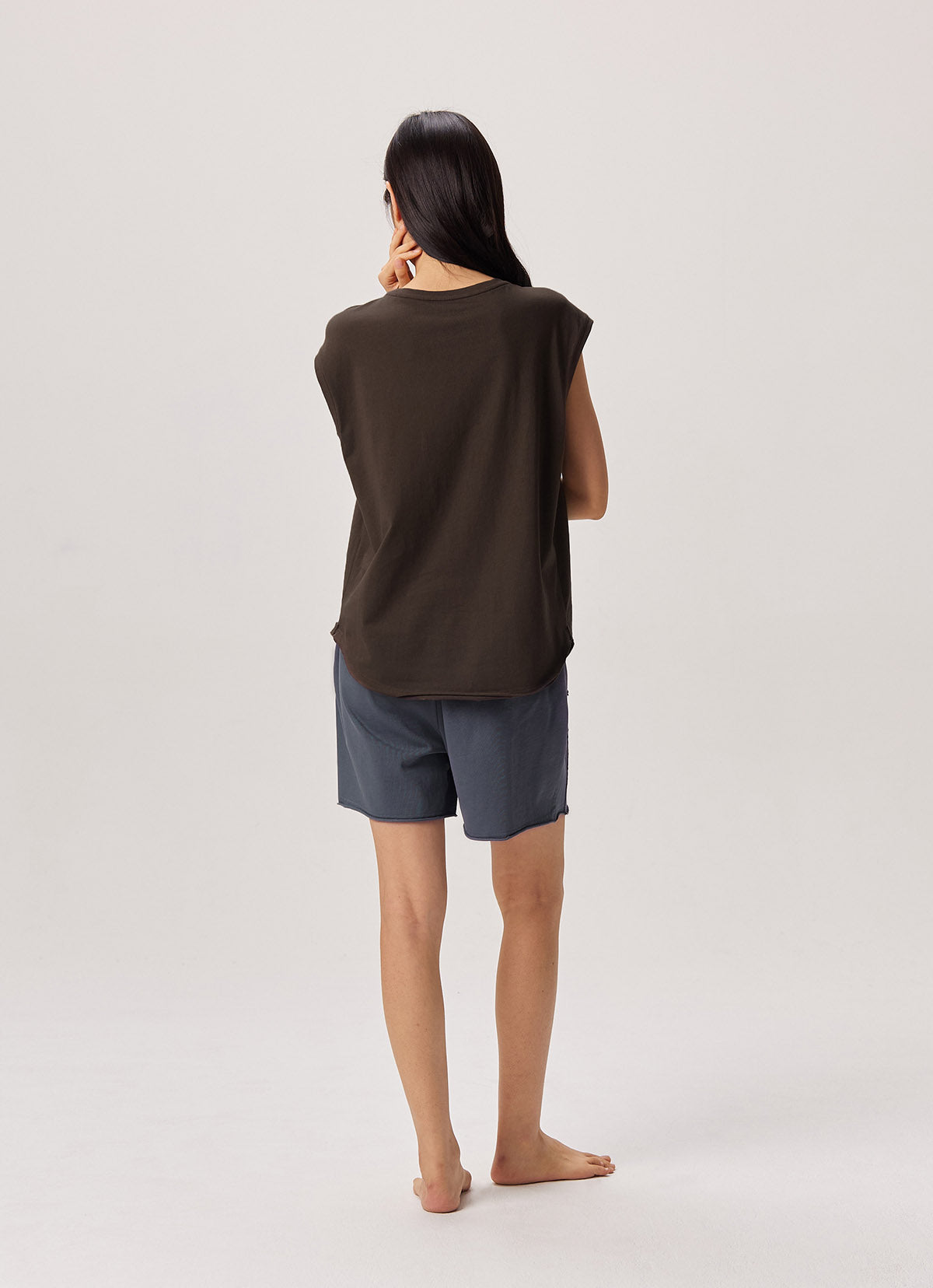 Out pocket shorts (Unisex)_Grisaille