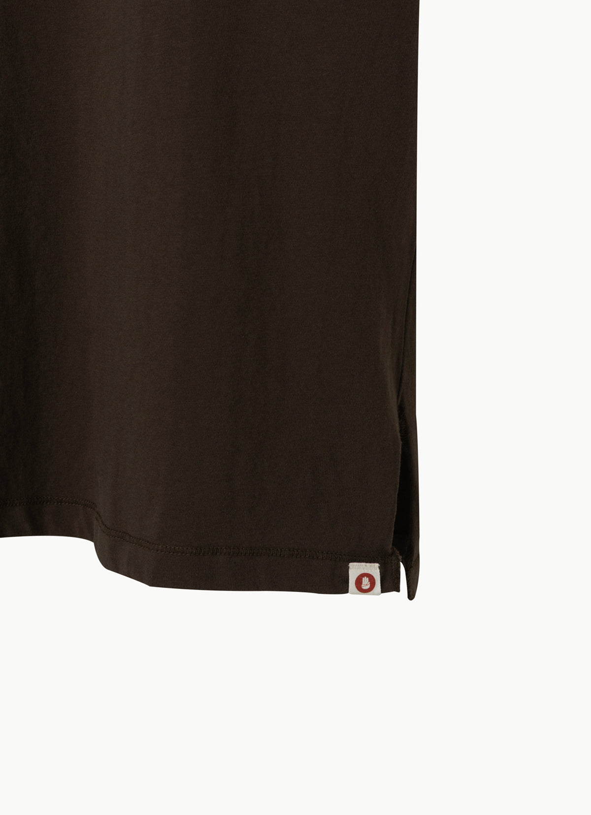 Lined short sleeve (Unisex)_Hot Fudge