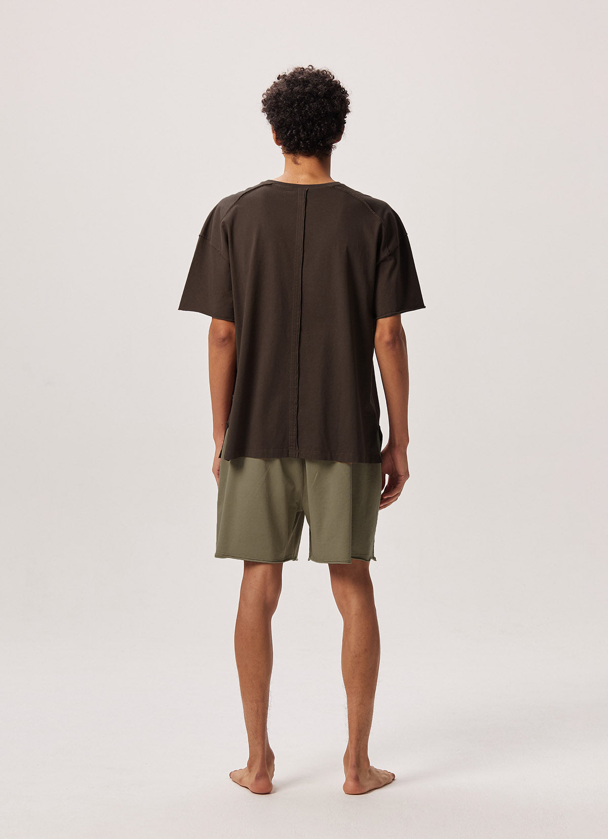 Out pocket shorts (Unisex)_Khaki