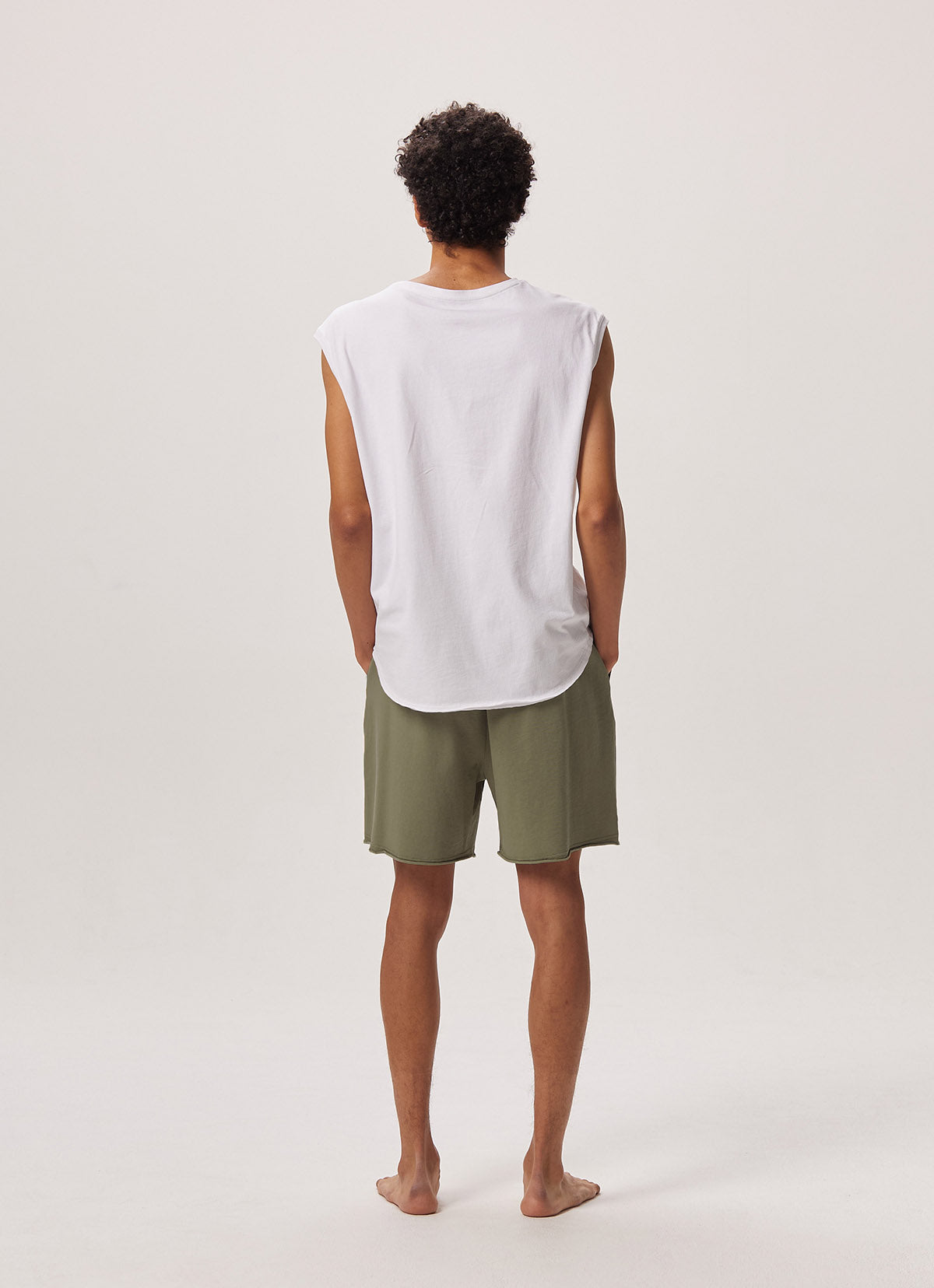 Out pocket shorts (Unisex)_Khaki