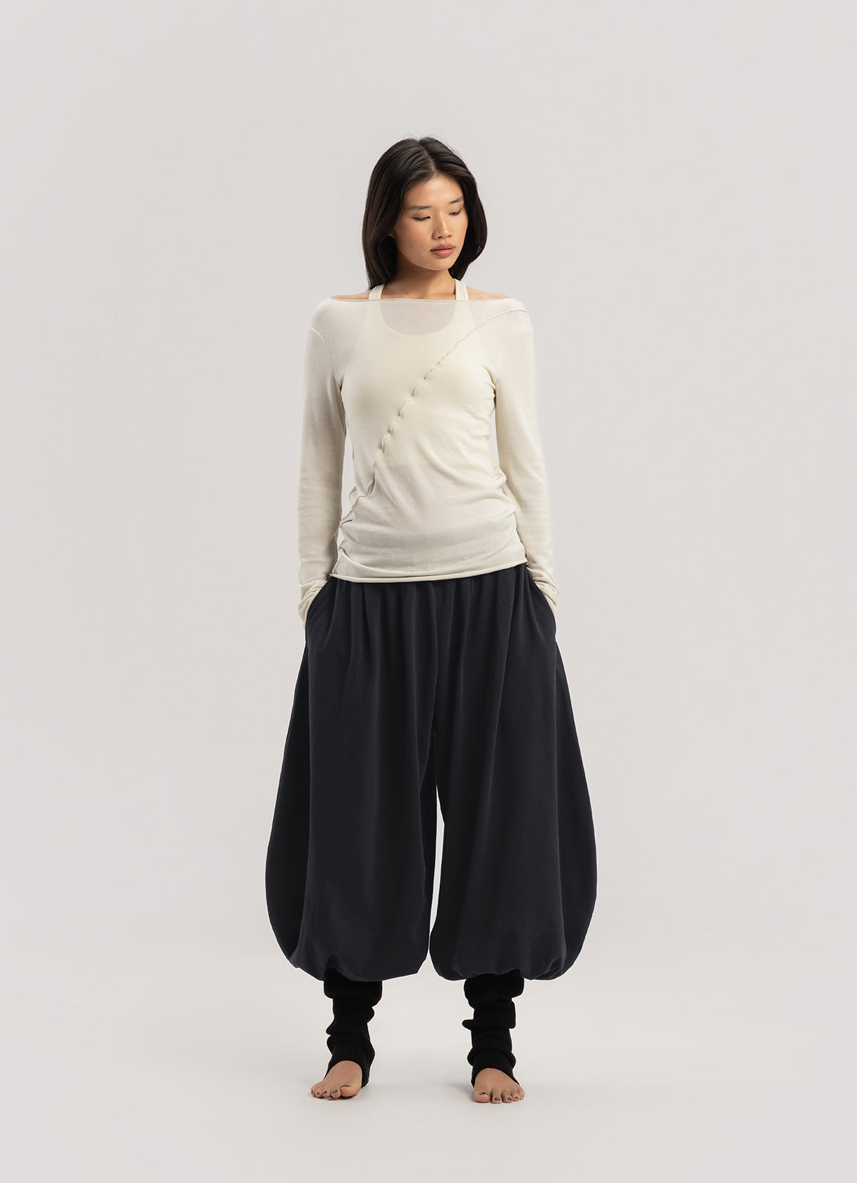 Marron pants (Unisex)_Black