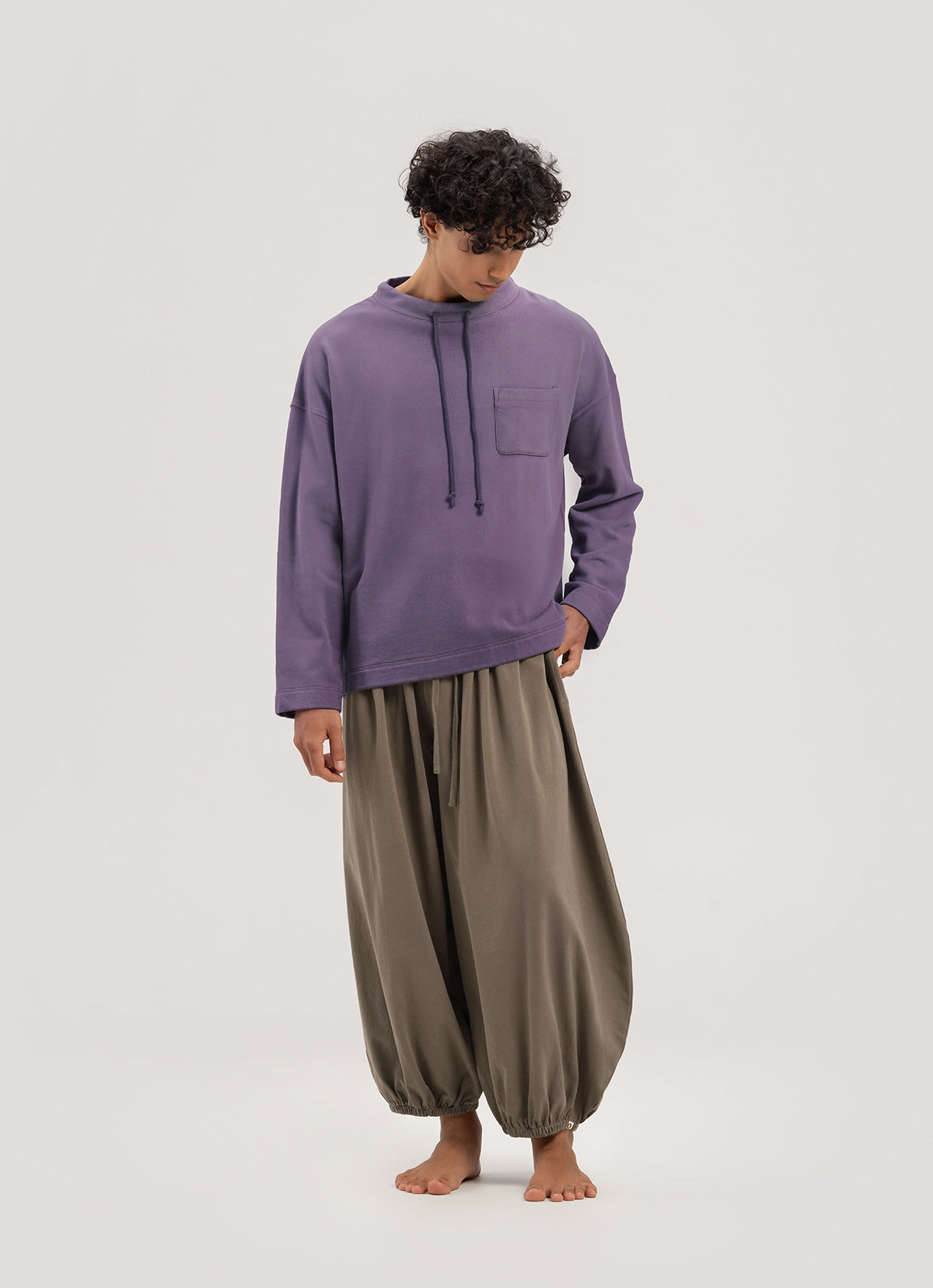 String sweatshirts (Unisex)_dyed_Mulberry Purple