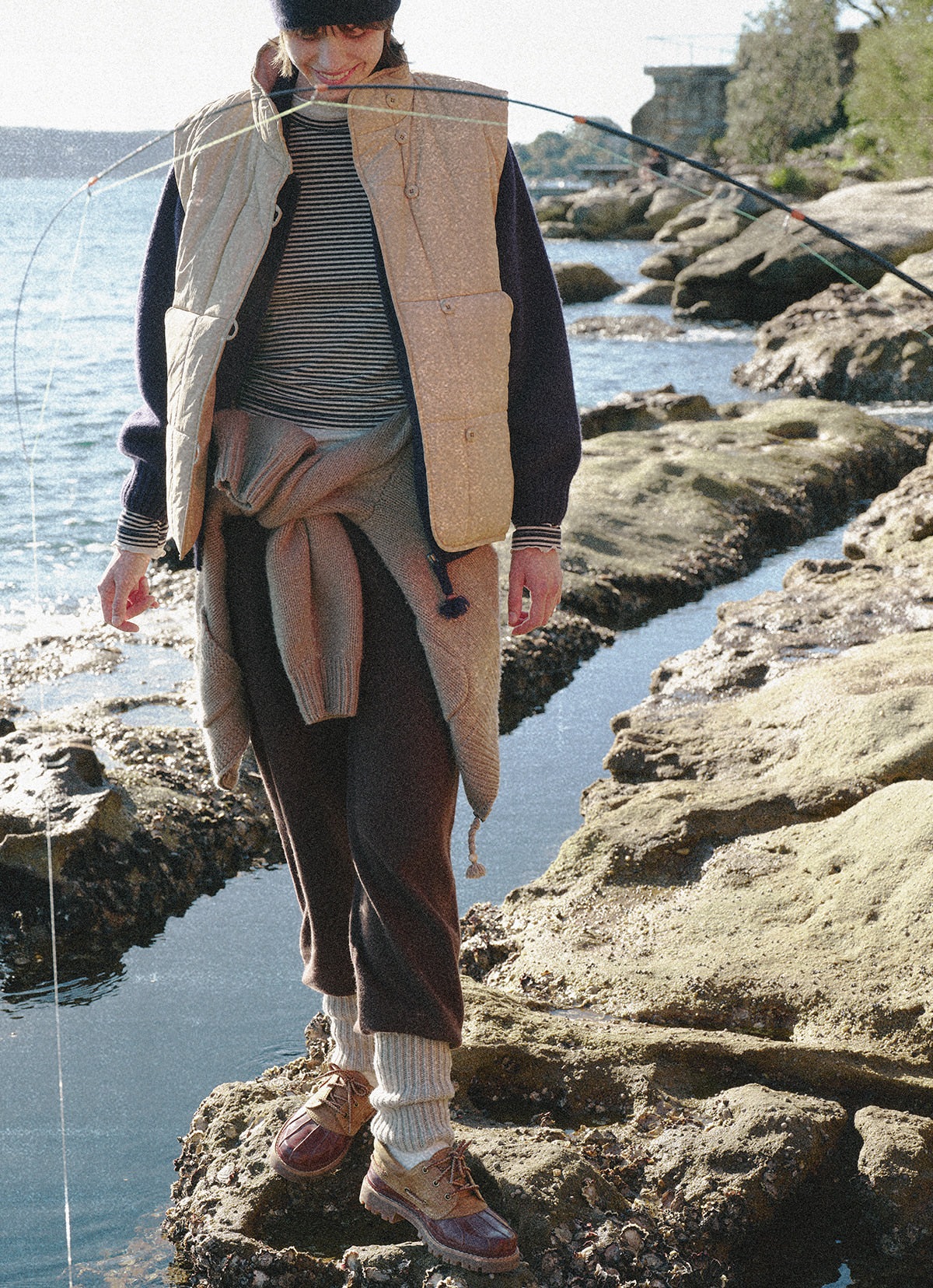 Saddle long sleeve #2_Navy Multi