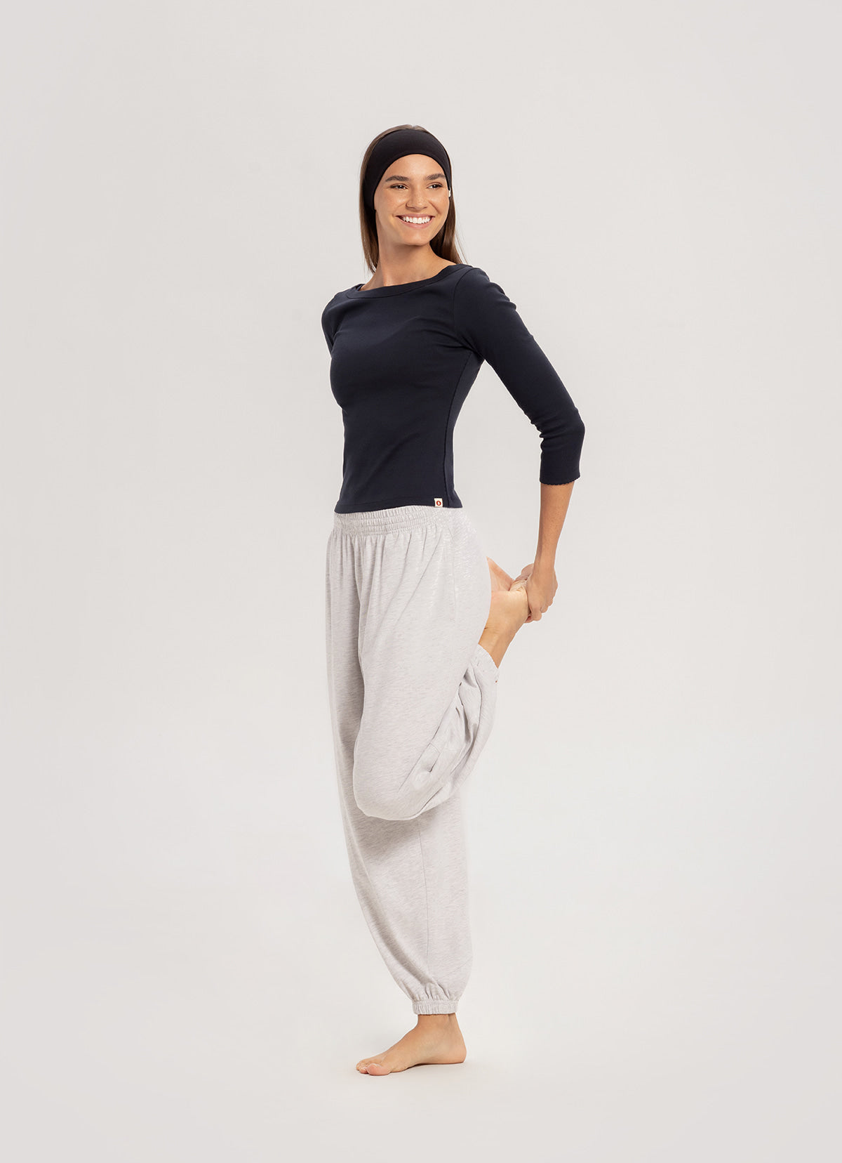 Essential 3/4 sleeve_Blueberry