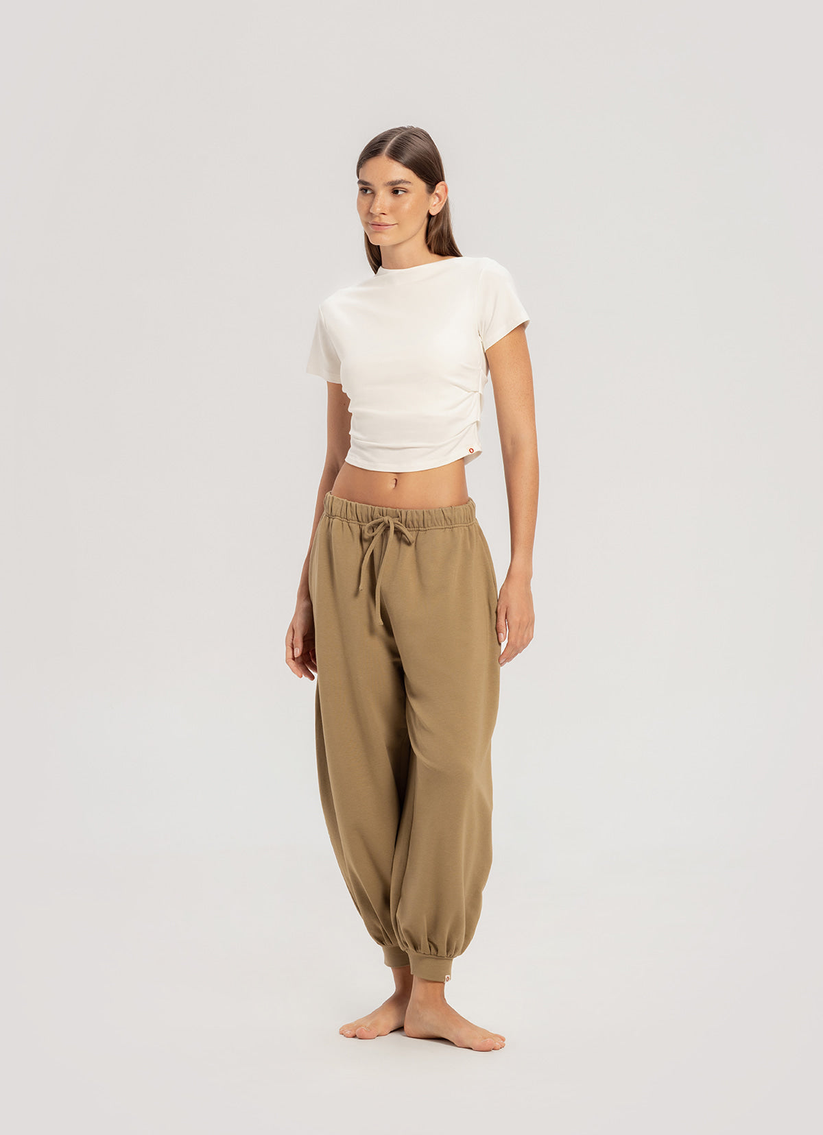 Simple volume jogger (Unisex)_Lead Gray