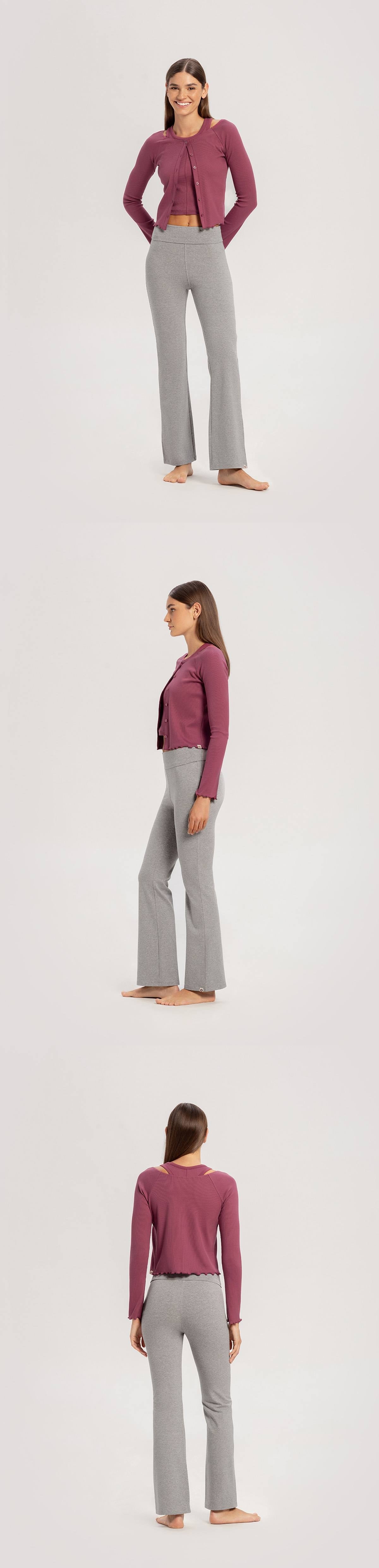 Racer rib tank top_Violet Quartz