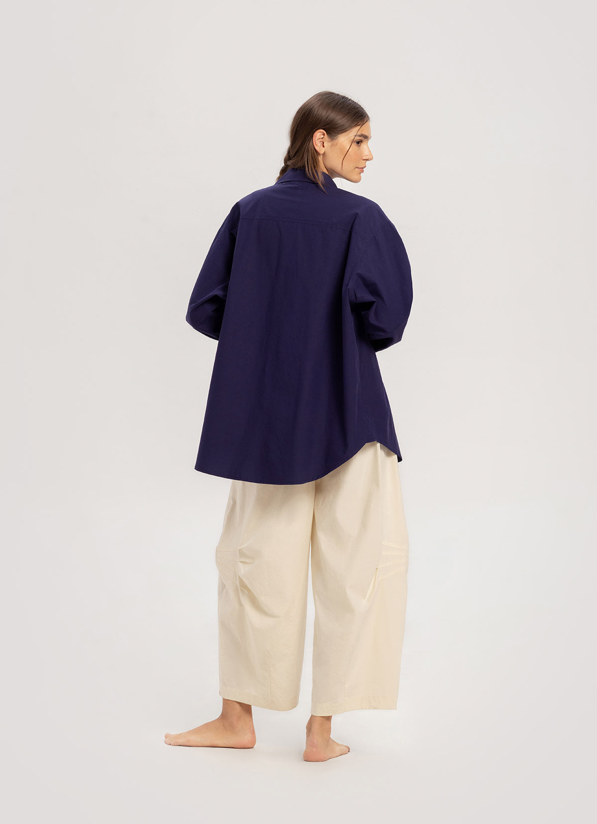 Overfit pocket shirts (Unisex)_Purple