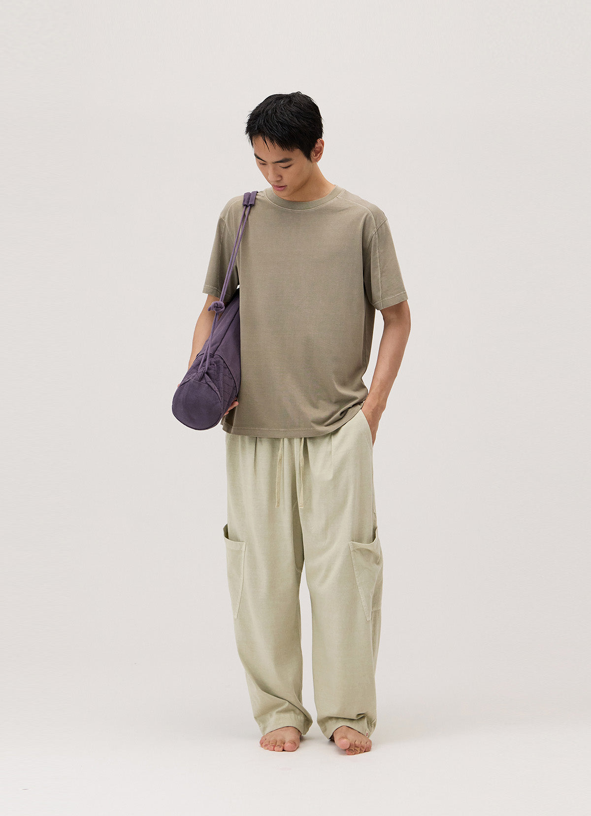 Keras short sleeve_dyed (For Men)_Timber Wolf