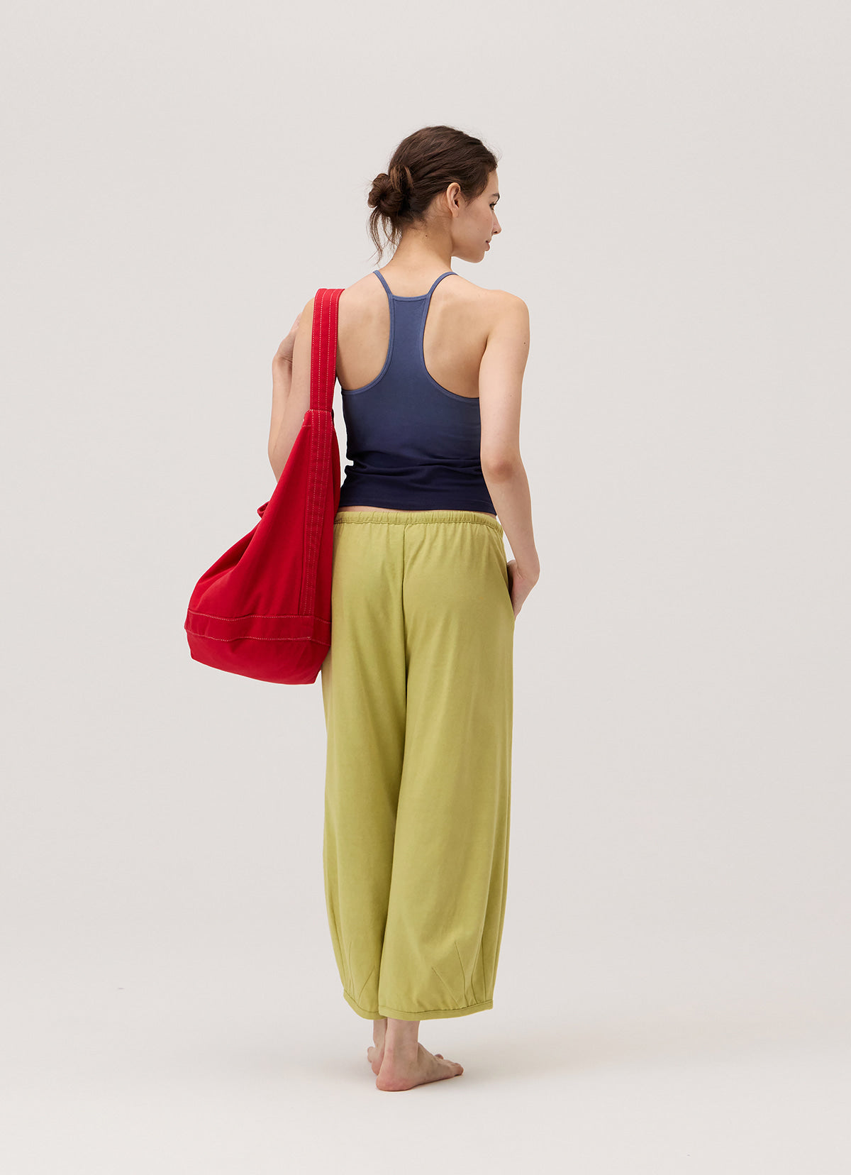 Charlotte tank top_dyed_Navy Multi