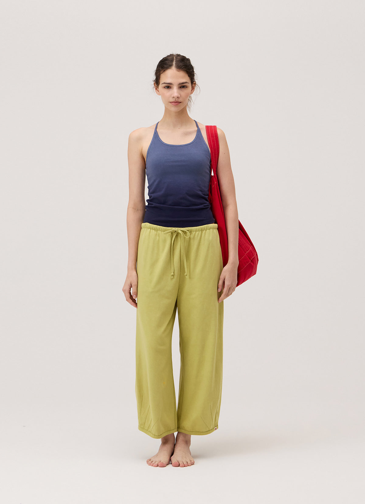 Charlotte tank top_dyed_Navy Multi