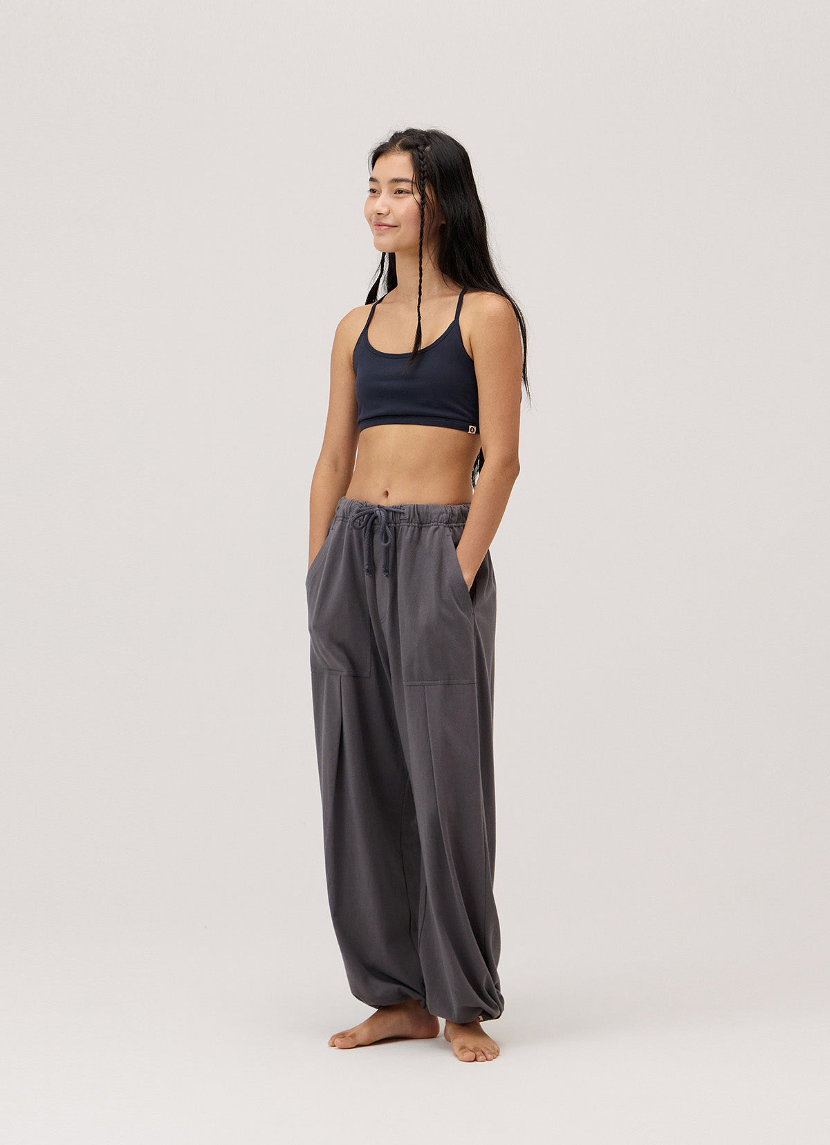 Comfort bra top_Carbon
