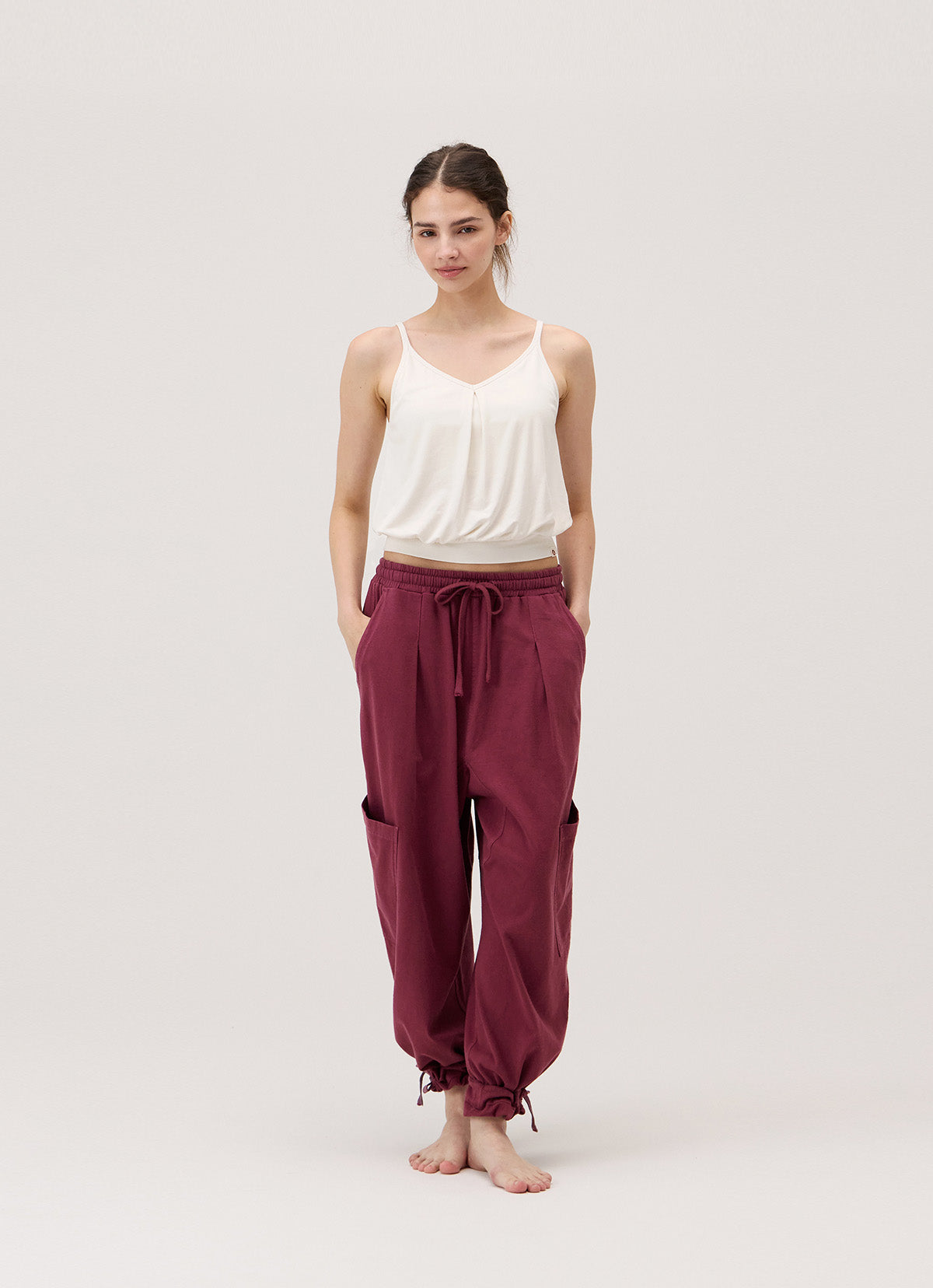 Pleats shirring sleeveless_Tofu