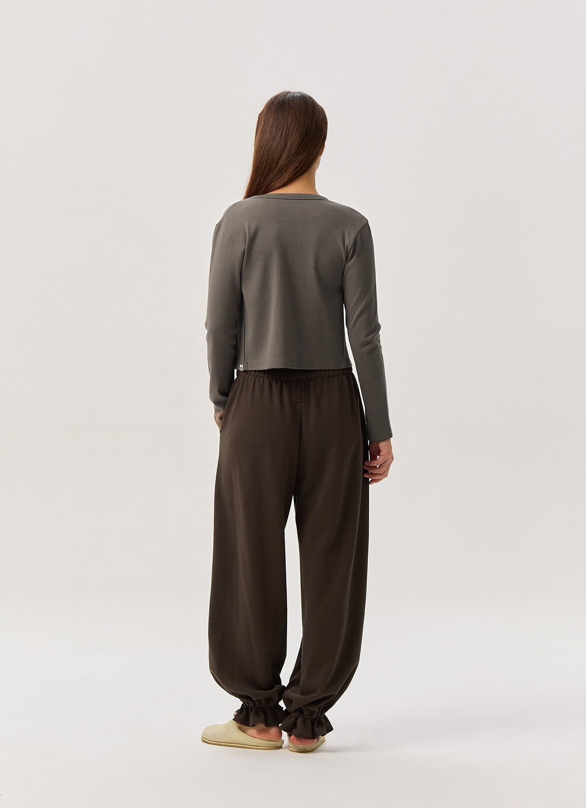 Ame jogger pants_Coffee Bean