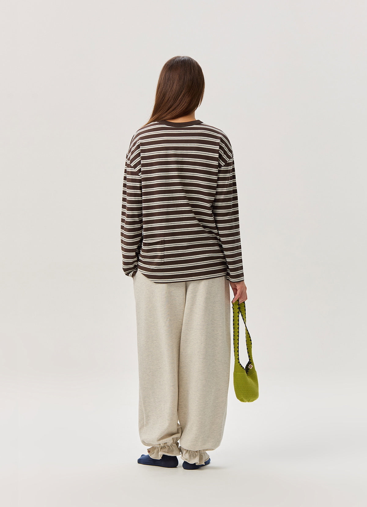 Ame jogger pants_Oatmeal Melange