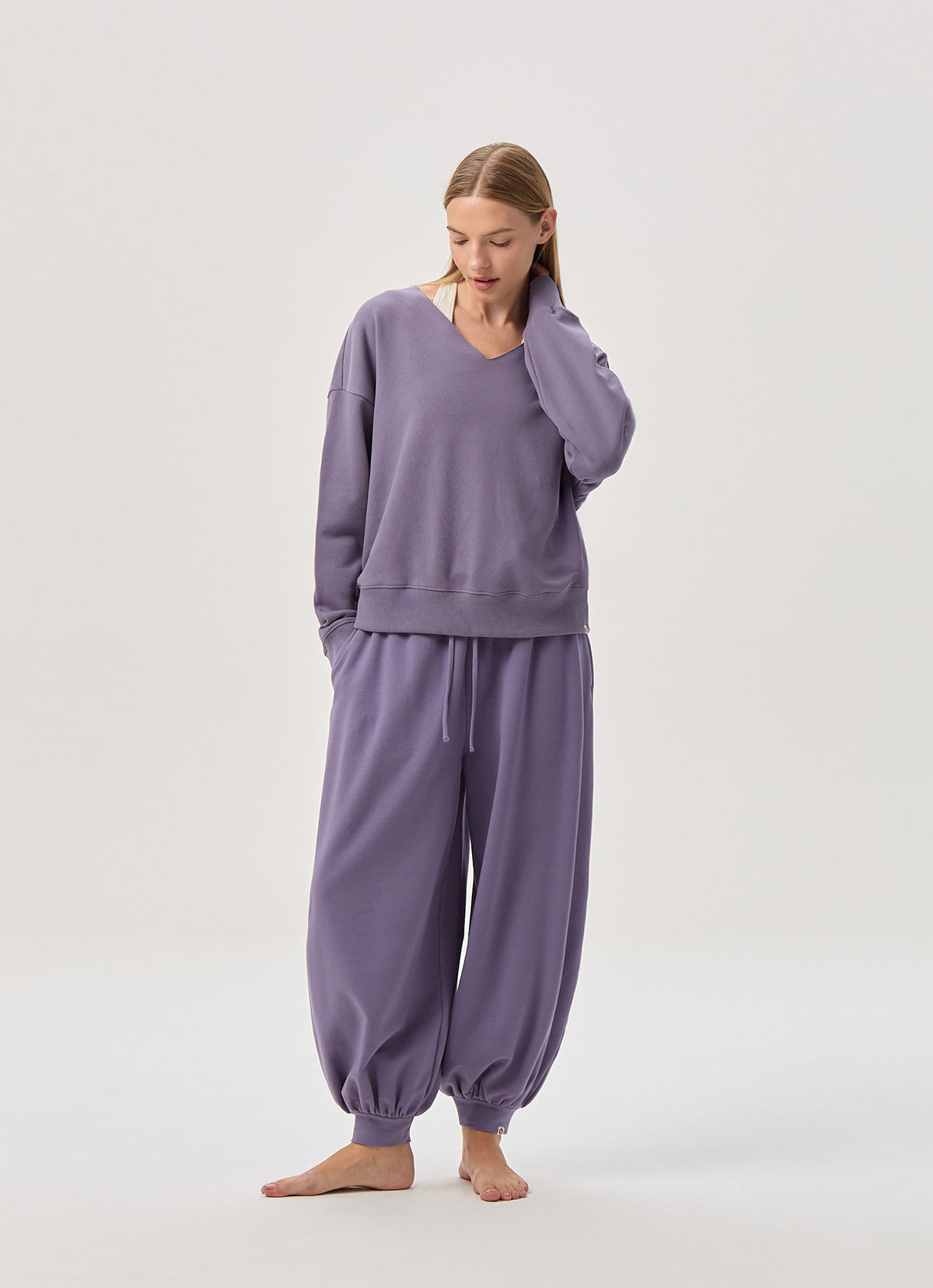 Simple volume jogger (Unisex)_Cadet