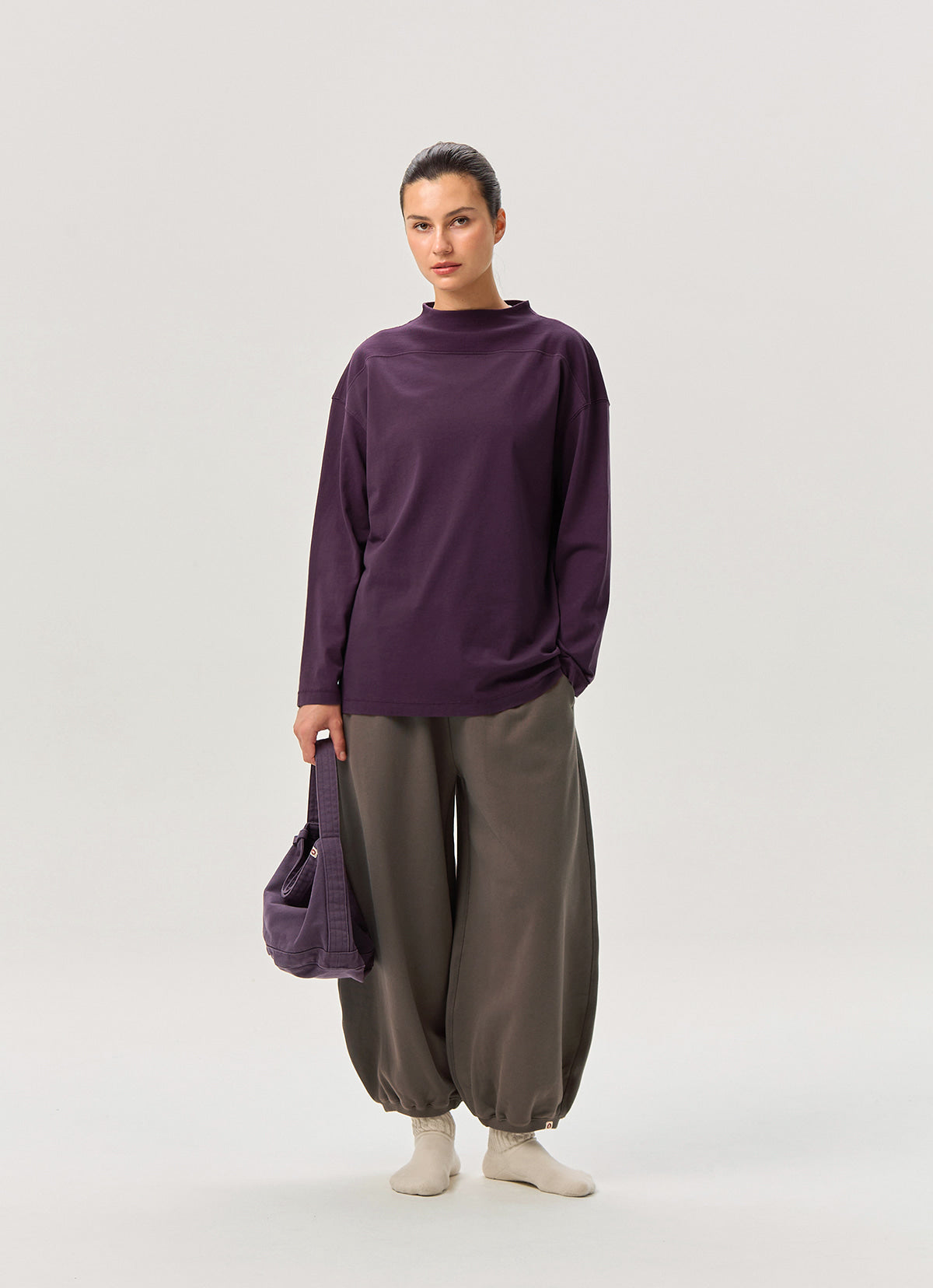 Cinch sweatpants (Unisex)_Morel