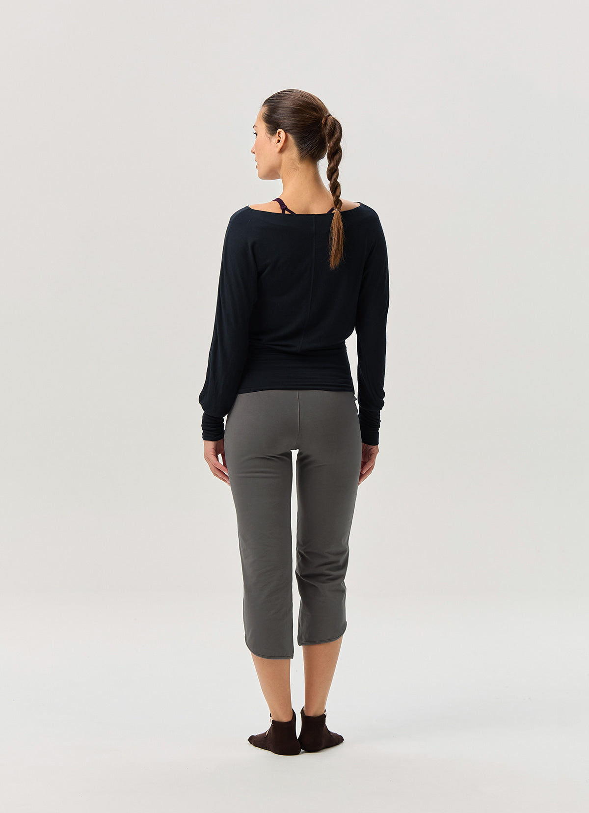 Soft wide long sleeve_Navy