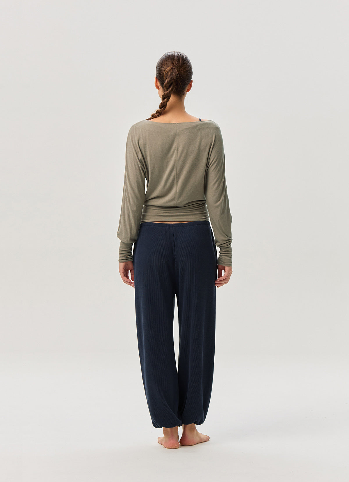 Soft wide long sleeve_Taupe
