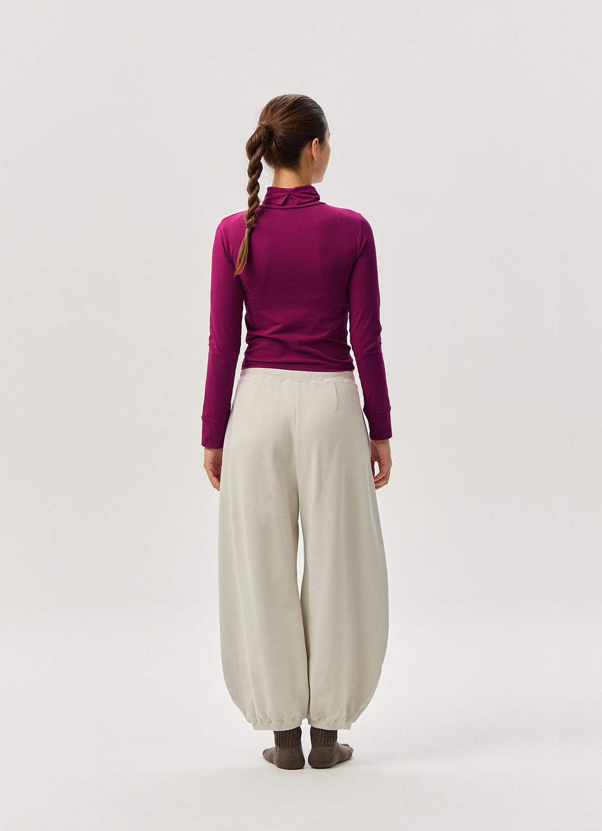 Turtle neck long sleeve_Raspberry Radiance