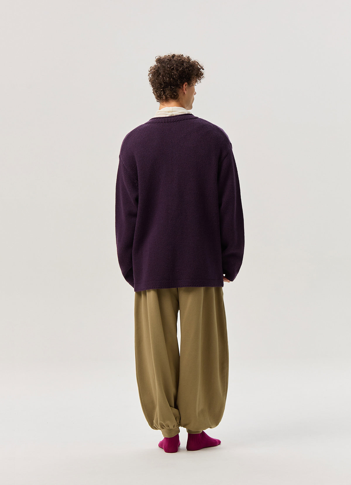 Grandpa cardigan (Unisex)_Plum Perfect