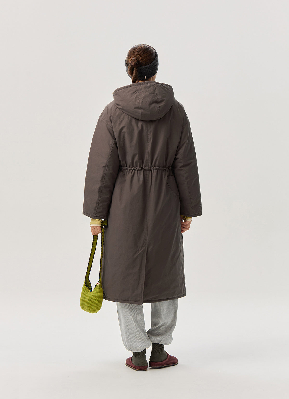 Varuna padded coat_Brown