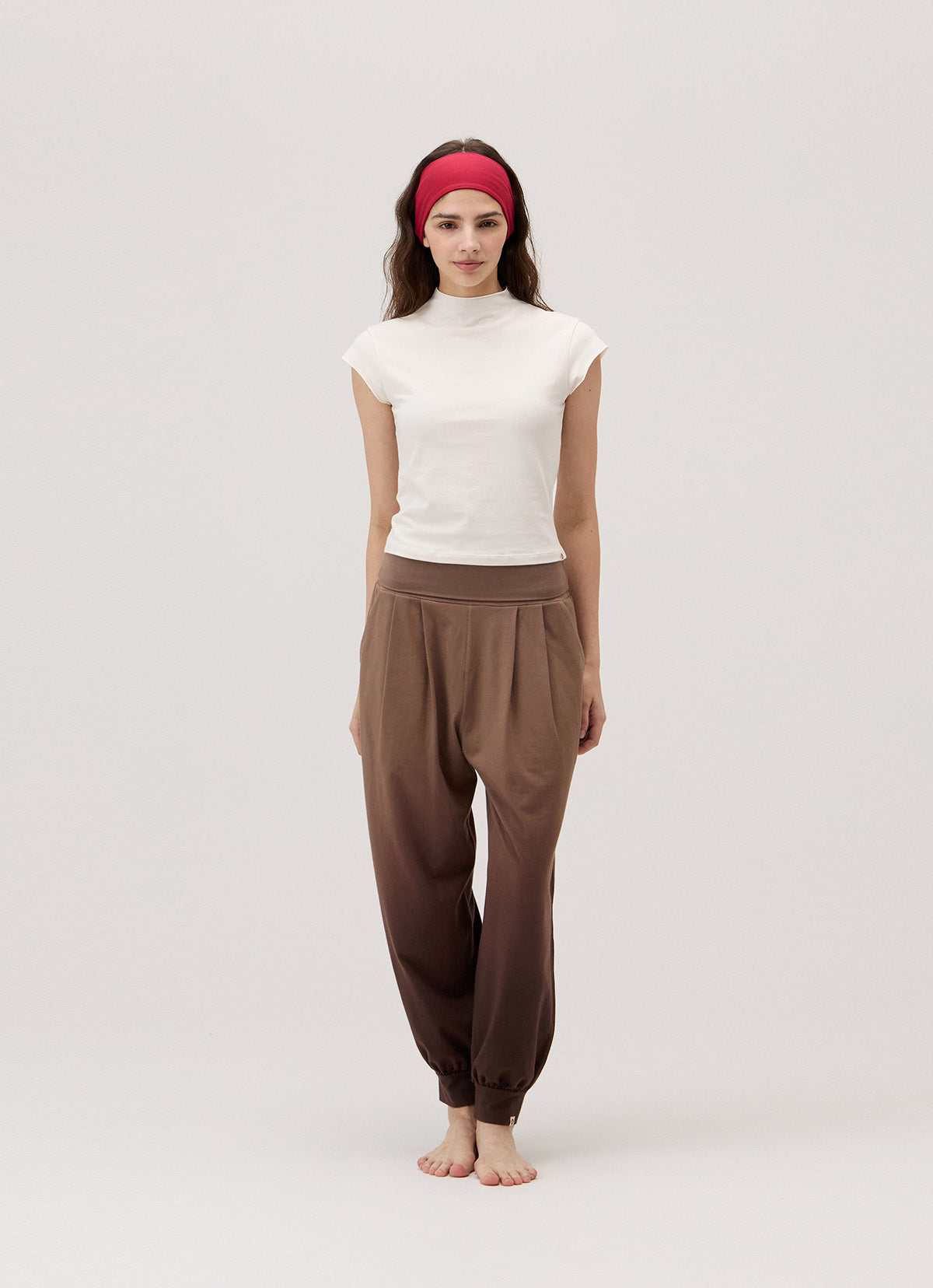 High neck cap sleeve_Birch