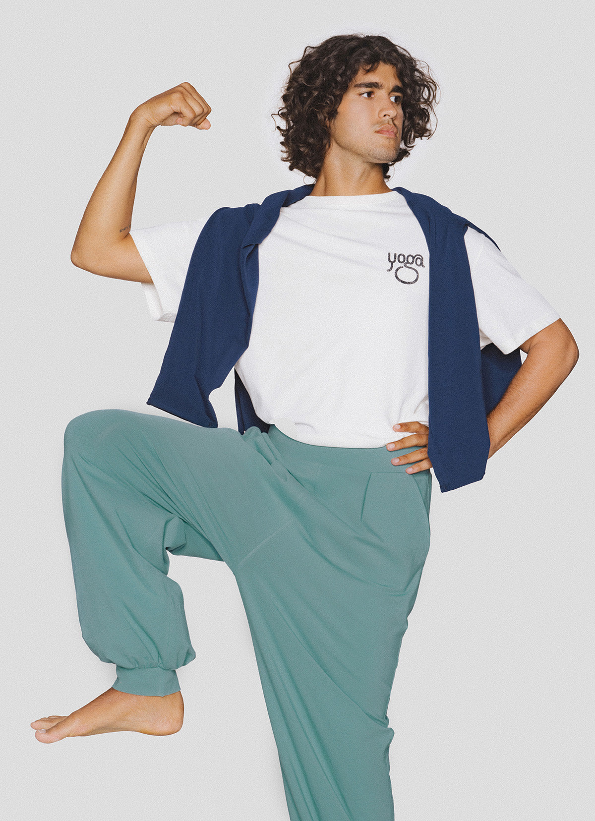 Fortune pants #2(For Men, Limited)_Oil blue