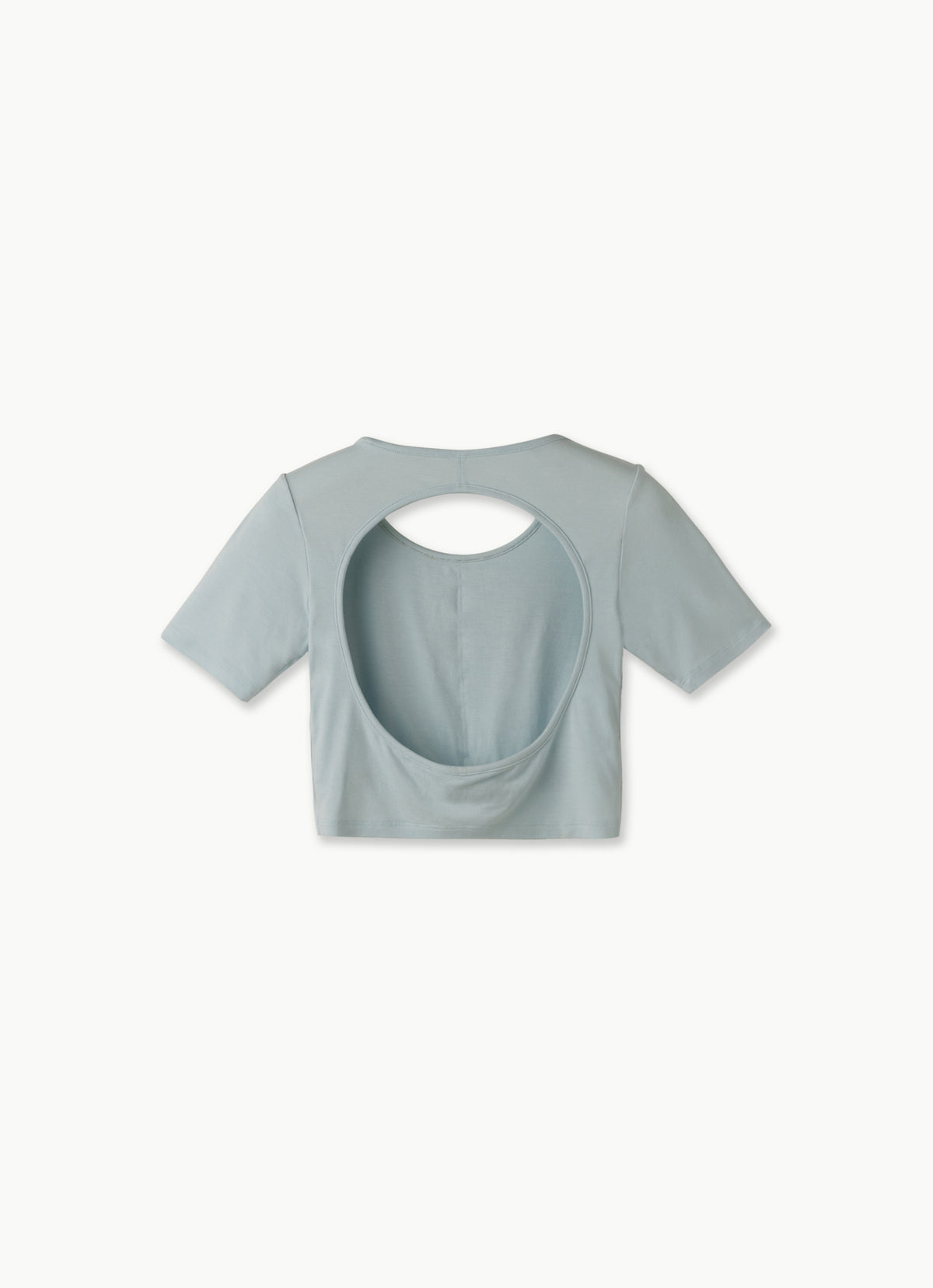 Oblong short sleeve_Delicate Blue