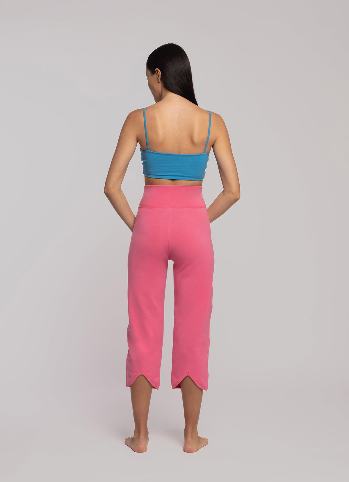 Membagi pants #1 back split_Azalea Pink