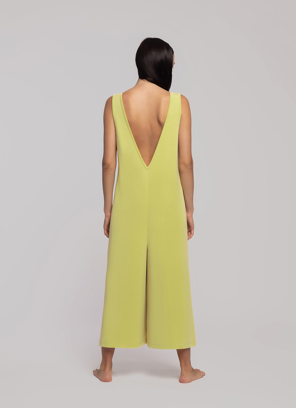 Wide fit jumpsuit_Linden Green